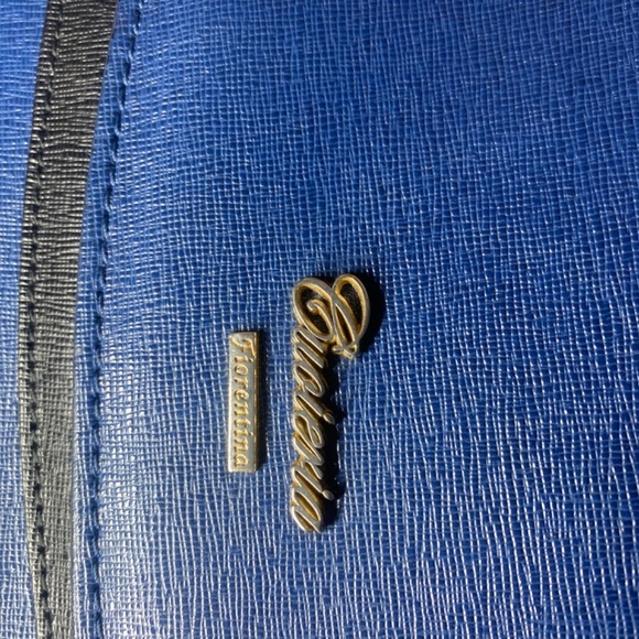 Navy Blue Cuoieria Fiorentina leather Crossbody Bag Italy - Picture 16 of 16